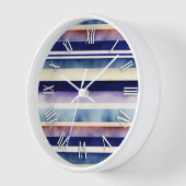 Populäre Summer Navy Blue Boat Stripes Collection Uhr (Winkel)