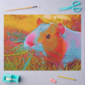 Populäre Tiere - Guinea Seidenpapier (Basteln)