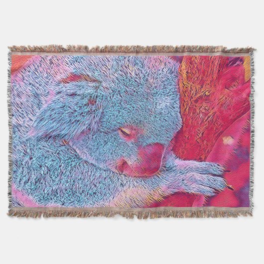 populäre Tiere - Koala Decke (Vorderseite)