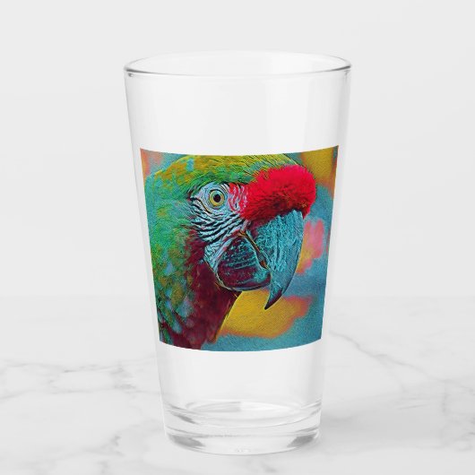Populäre Tiere - Papagei Glas (Vorderseite)