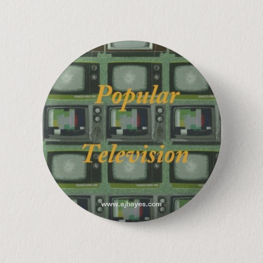 Populärer Fernsehknopf Button (Vorderseite)