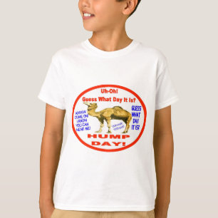 Populäres Buckel-Tageskamel-Emblem T-Shirt
