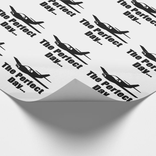 Populäres Flugzeug Geschenkpapier (Ecke)