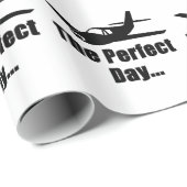 Populäres Flugzeug Geschenkpapier (Rolleneckpunkt)