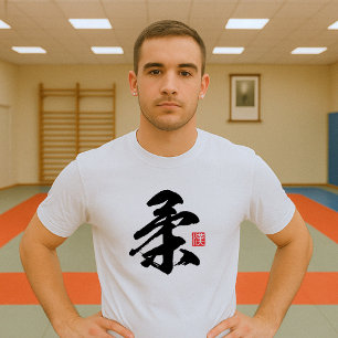 Populäres Kanji [柔] Yawara T-Shirt