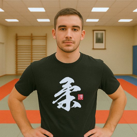 Populäres Kanji [柔] Yawara T-Shirt