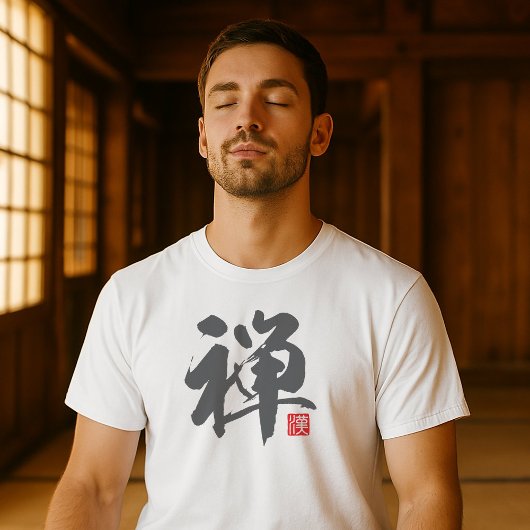 Populäres Kanji [禅] Zen T-Shirt