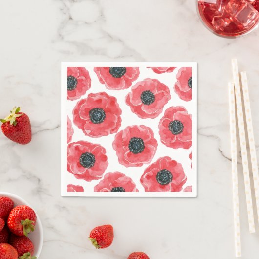 Populationen Aquarell Serviette (Beispiel)