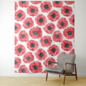 Populationen Aquarell Wandteppich (Beispiel)