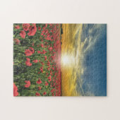 Populationen im Sonnenuntergang Puzzle (Horizontal)