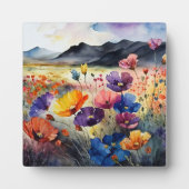 Populationen und Berge Fotoplatte (Vorderseite)