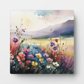 Populationen und Berge Fotoplatte (Vorderseite)