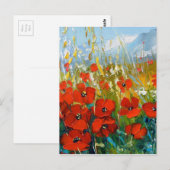 Populationen und Berge Postkarte (Vorne/Hinten)