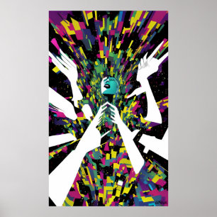 Populist am Podium von Bombastia Poster