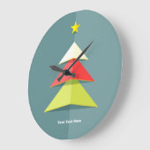 Popup-Weihnachtsbaum-Uhr Große Wanduhr (Winkel)