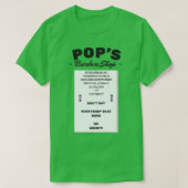 Popx27s Barber Shop 4 T-Shirt (Design vorne)