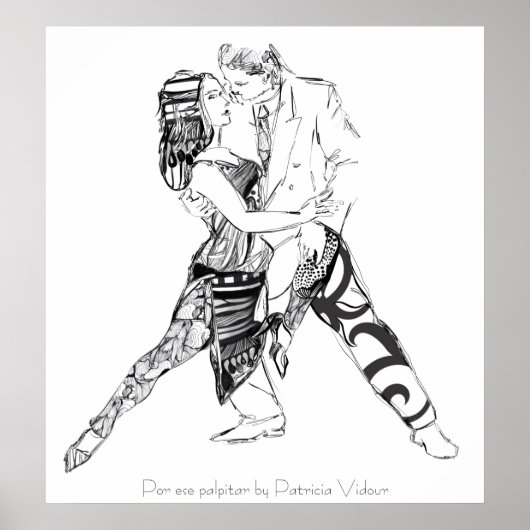 Por ese palpitar Tango Poster (Vorne)