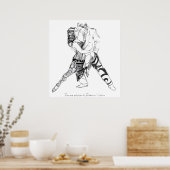 Por ese palpitar Tango Poster (Küche)