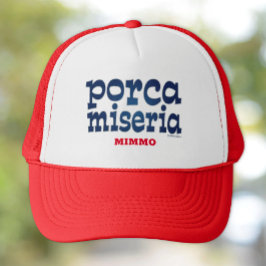 Porca Miseria Personalisiert Trucker Hat Truckerkappe
