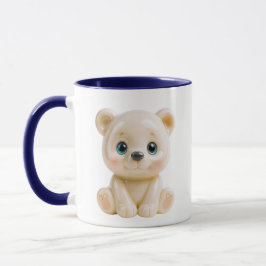 Porcelain Bear Charm Tasse