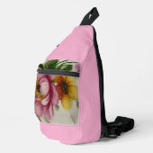 Porcelain Inspired Floral Crossbody Bag (Rechte Ecke)