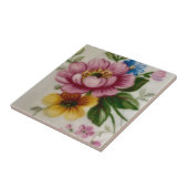 Porcelain Inspired Floral Fliese (Seite)