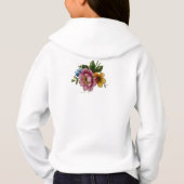 Porcelain Inspired Floral Hoodie (Rückseite)
