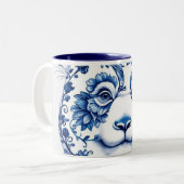 Porcelain Panda Zweifarbige Tasse (Vorderseite Links)