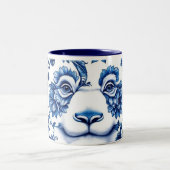 Porcelain Panda Zweifarbige Tasse (Mittel)