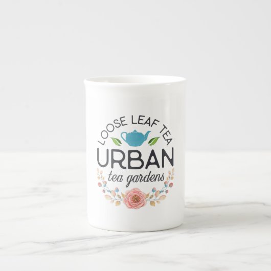 Porcelin Tea Tasse (Vorderseite)