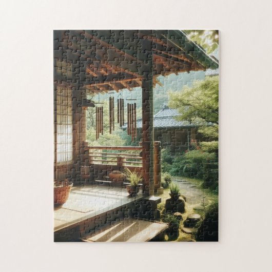 Porch and Garden – Peaceful Japan Puzzle (Vertikal)