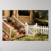 Porch - Garten meiner Großmutter Poster (Vorne)