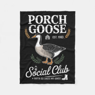 Porch Goose Social Club Parco Civico-Ciani Fleecedecke