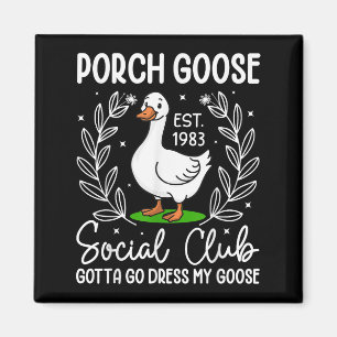 Porch Goose Social Club Parco Civico-Ciani Magnet