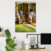Porch - Großvaterstuhl Poster (Heimbüro)