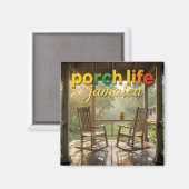 Porch life for two rainy day jamaica magnet (Vorderseite/Rückseite)