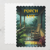 PORCH LIFE RAINY DAY FEIERTAGSKARTE (Vorne/Hinten)