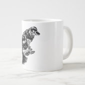 Porch-Light-Kontur — Retriever Jumbo-Tasse (Vorderseite Rechts)