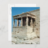Porch of the Maidens, Erechtheion, c.421-405 v. Ch Postkarte (Vorne/Hinten)