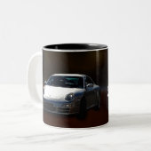 PORCHE ZWEIFARBIGE TASSE (Vorderseite Links)