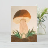 Porcini Mushroom Karte (Stehend Vorderseite)