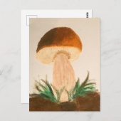 Porcini Mushroom Postkarte (Vorne/Hinten)