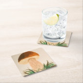 Porcini Mushroom Rechteckiger Pappuntersetzer (Vor Ort)