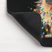 Porcupine Animal Weihnachtsmannmütze Ugge Christma Mousepad (Ecke)