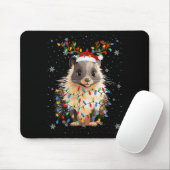 Porcupine Animal Weihnachtsmannmütze Ugge Christma Mousepad (Mit Mouse)