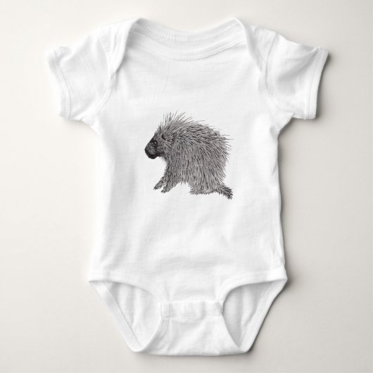 Porcupine Baby Strampler (Vorderseite)