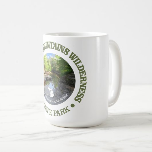 Porcupine Berge Wilderness SP Kaffeetasse (VorderseiteRechts)