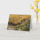 Porcupine Bergsee-Zauber im Staat Karte (Gelbe Blume)