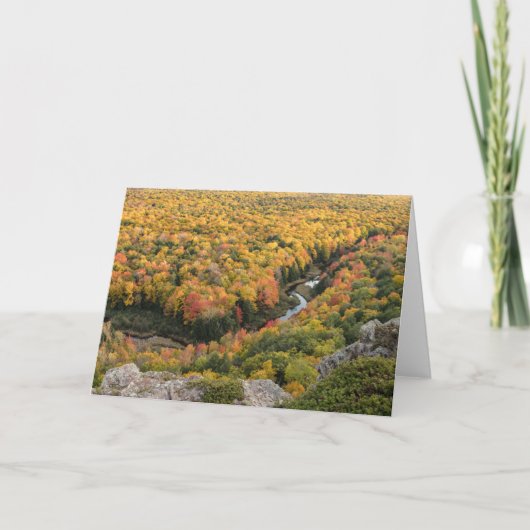 Porcupine Bergsee-Zauber im Staat Karte (Vorderseite)