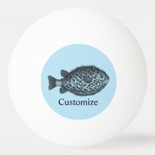 Porcupine Blowfish Thunder_Cove Tischtennisball